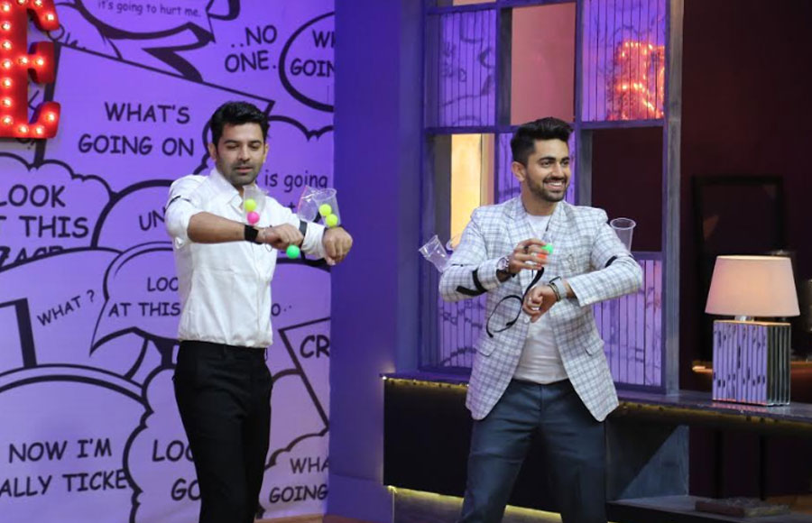 TV hunks Barun Sobti and Zain Imam grace Zee TV's JuzzBaatt