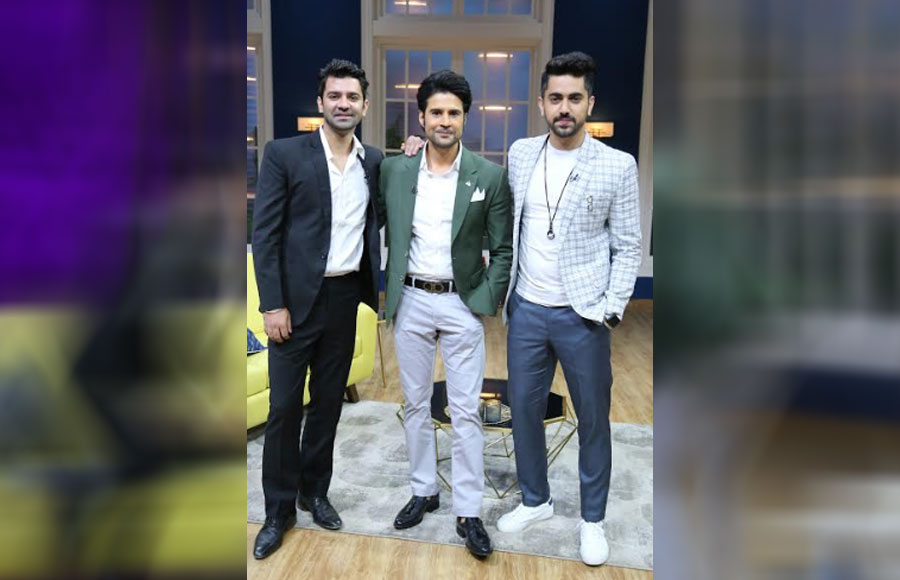 TV hunks Barun Sobti and Zain Imam grace Zee TV's JuzzBaatt