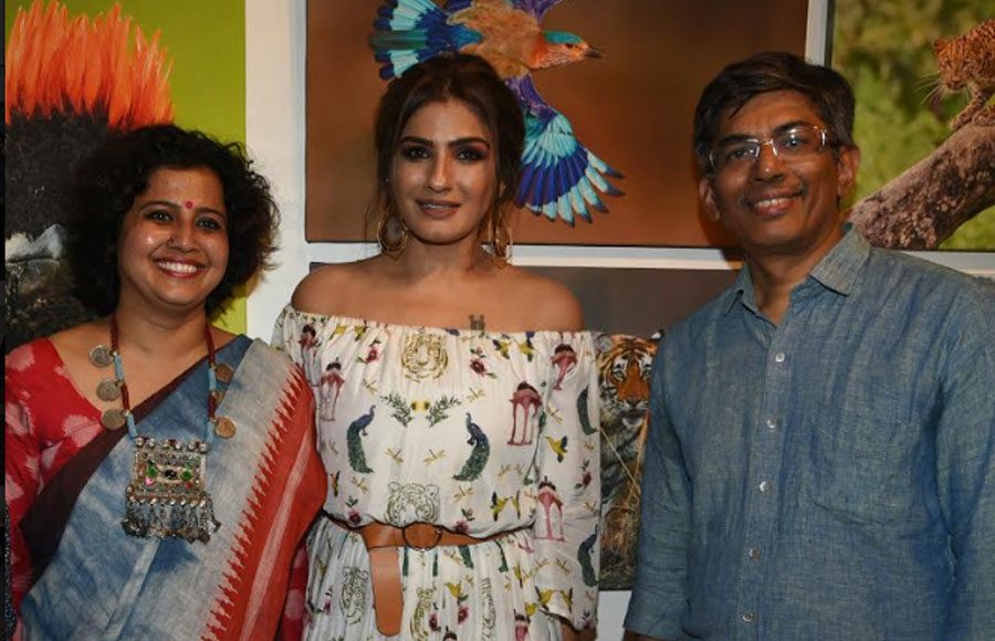 Raveena Tandon & Gracy Singh grace wildlife photography exhibition