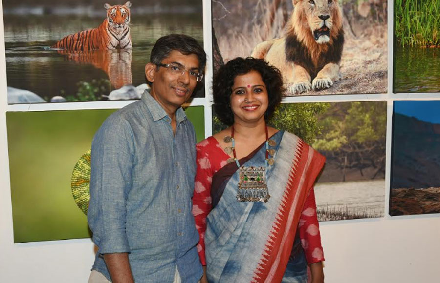 Raveena Tandon & Gracy Singh grace wildlife photography exhibition