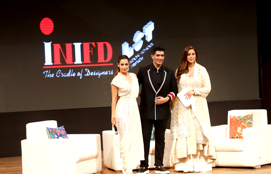 Manish Malhotra, Neha Dhupia and Malaika Arora come together for INIFD 