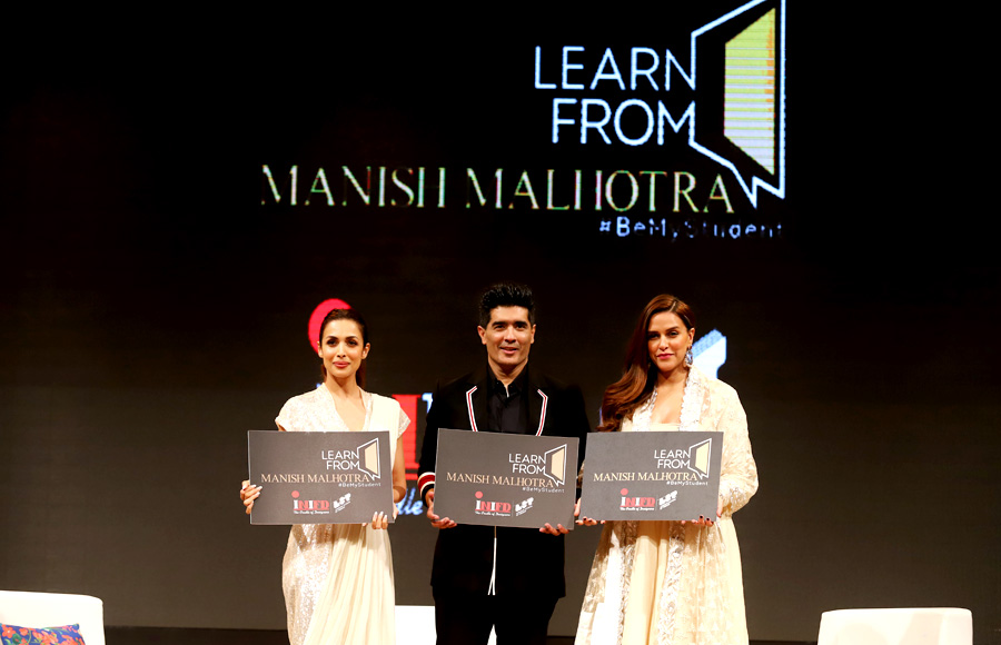 Manish Malhotra, Neha Dhupia and Malaika Arora come together for INIFD 