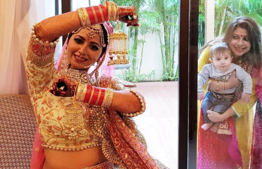 In pics: Ridheema Tiwari & Jaskaran Singh’s Punjabi wedding! 