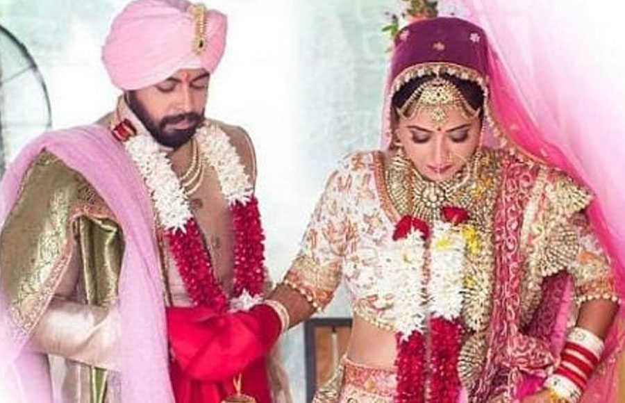 In pics: Ridheema Tiwari & Jaskaran Singh’s Punjabi wedding! 