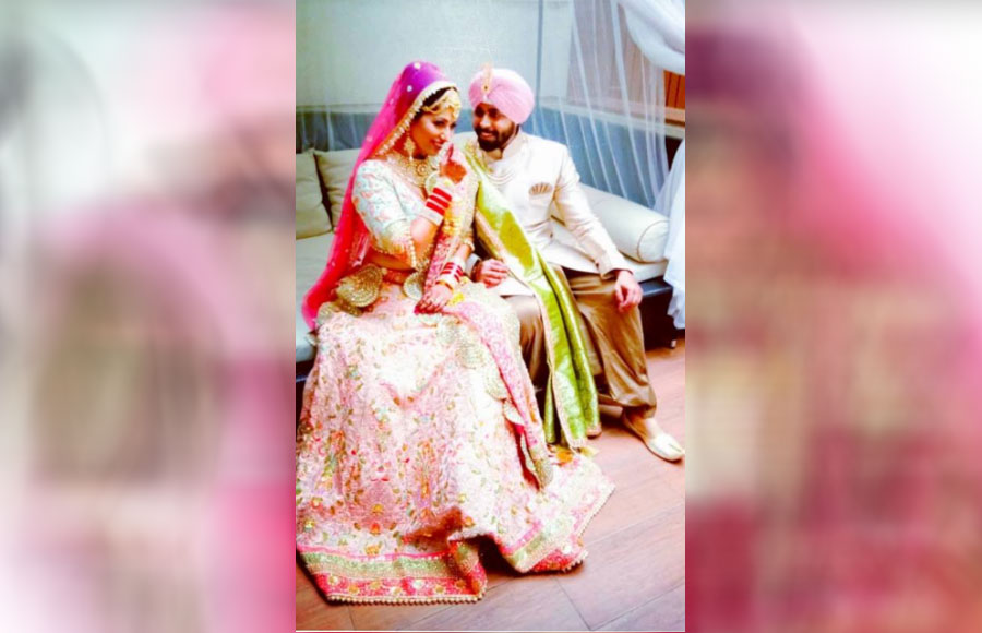 In pics: Ridheema Tiwari & Jaskaran Singh’s Punjabi wedding! 