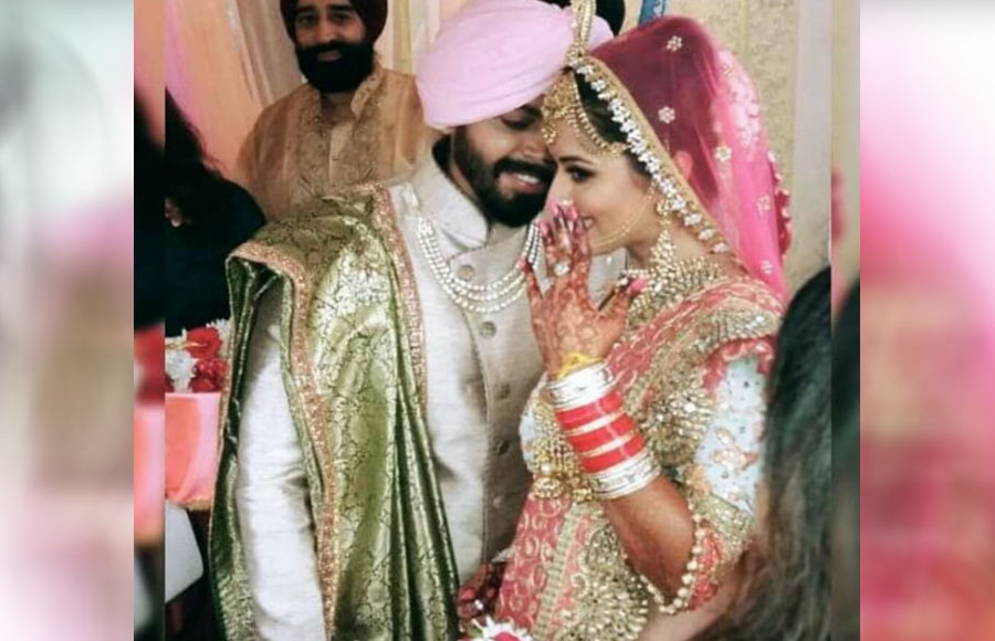 In pics: Ridheema Tiwari & Jaskaran Singh’s Punjabi wedding! 