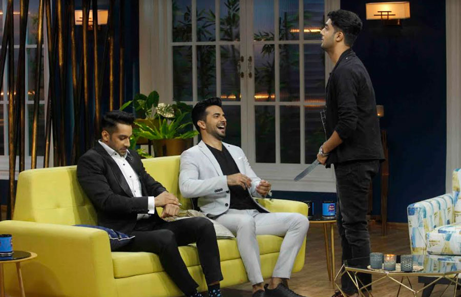 Manit Joura and Karan Vohra have 'Salman' moment on Zee TV's JuzzBaatt 