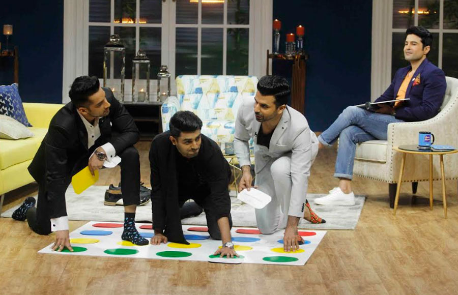 Manit Joura and Karan Vohra have 'Salman' moment on Zee TV's JuzzBaatt 