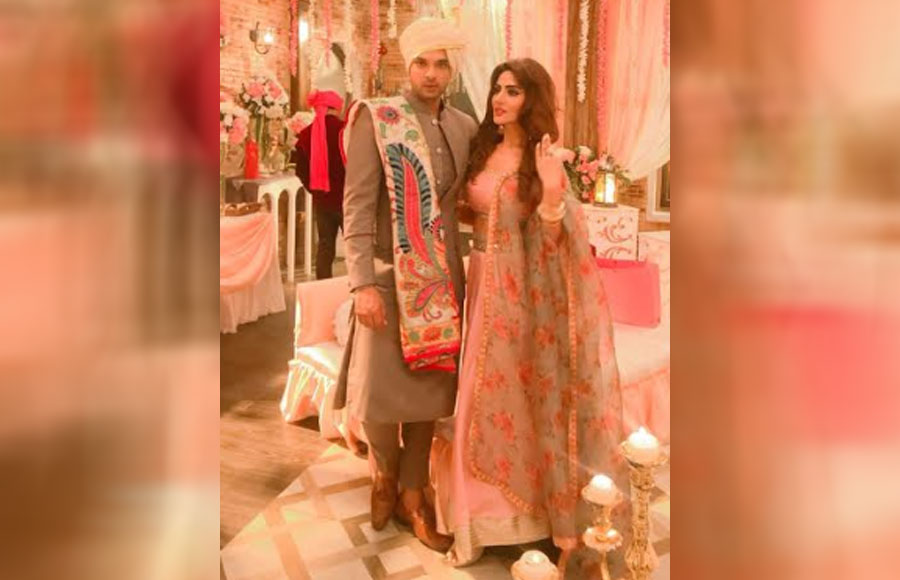 Karan Kundra and team Dil Hi Toh Hai's grand wedding celebrations 