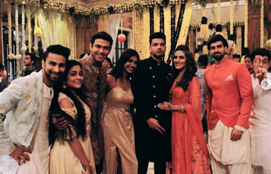 Karan Kundra and team Dil Hi Toh Hai's grand wedding celebrations 