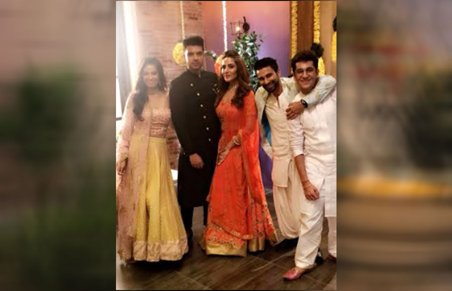 Karan Kundra and team Dil Hi Toh Hai's grand wedding celebrations 