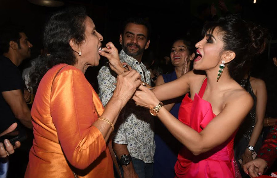 Debina Bonnerjee hosts surprise party for Bigg Boss Marathi contestant Smita Gondkar