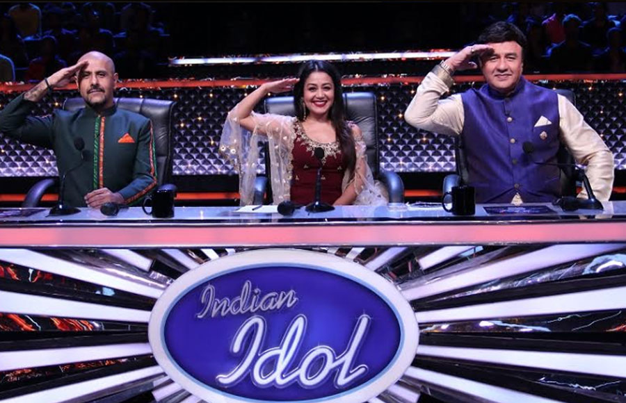 Independence Day celebration on the sets of Indian Idol 10 