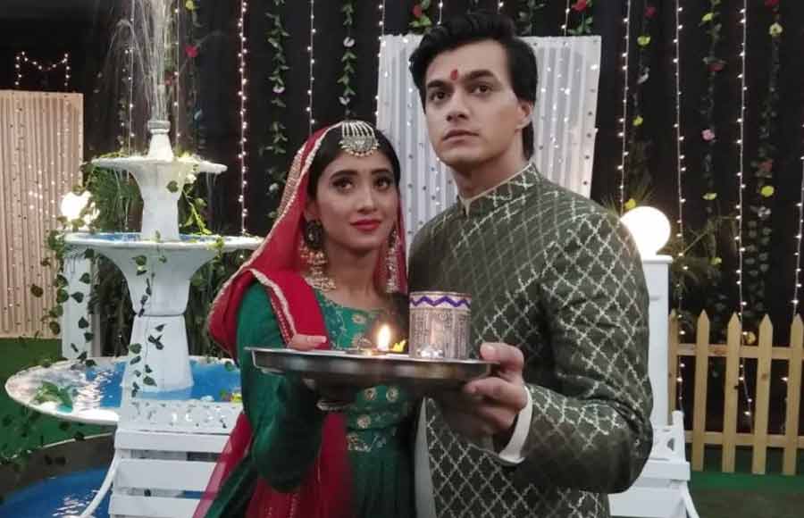 Kartik-Naira celebrate Teej in Yeh Rishta 