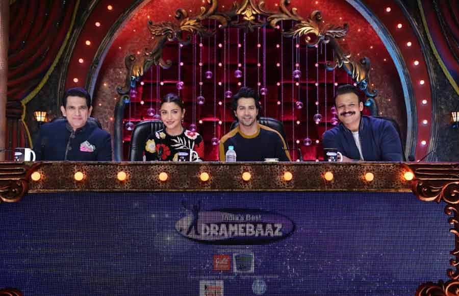 Anushka Sharma and Varun Dhawan promote Sui Dhaga on India's Best Dramebaaz