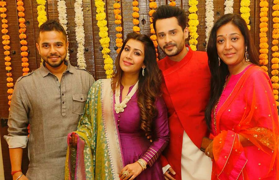 Diwali Bash at Karan Patel and Ankita Bhargava's house