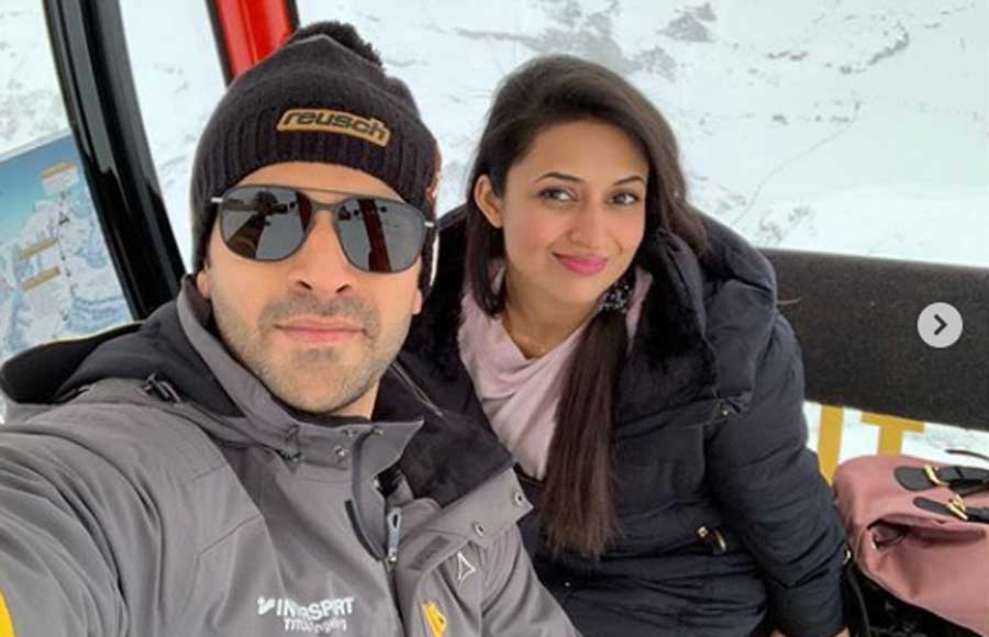 Divyanka and Vivek enjoy a lovely vacation in Switzerland