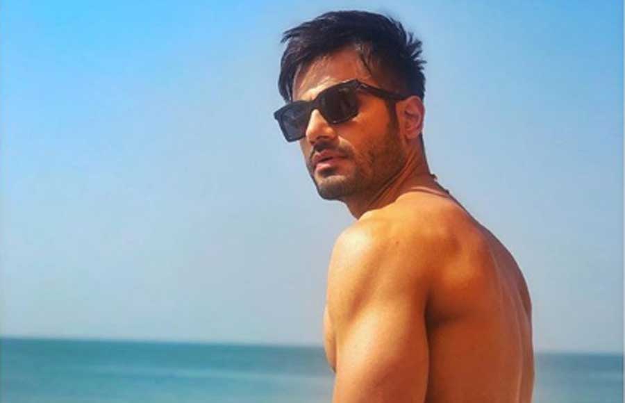 Karan Tacker having a gala time in GOA