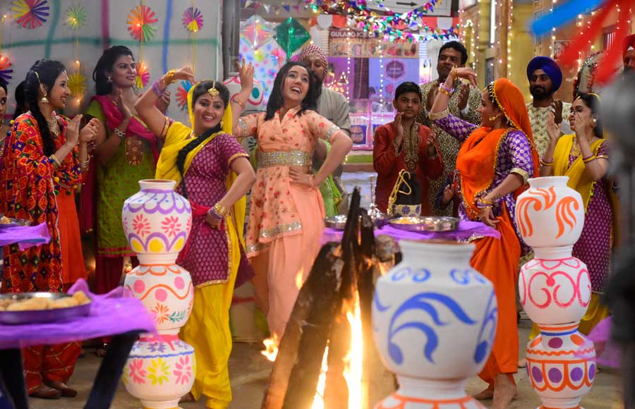 Lohri celebrations in Sony TV’s Patiala Babes.