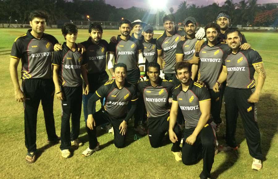 TV actors at a Cricket tournament