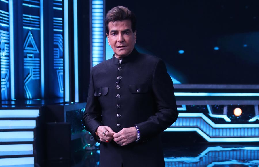 Jeetendra and Jaya Prada on the sets of Super Dancer Chapter 3