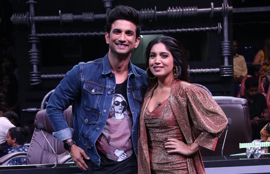 Sushant Singh Rajput and Bhumi Pednekar grace sets of Super Dancer Chapter 3