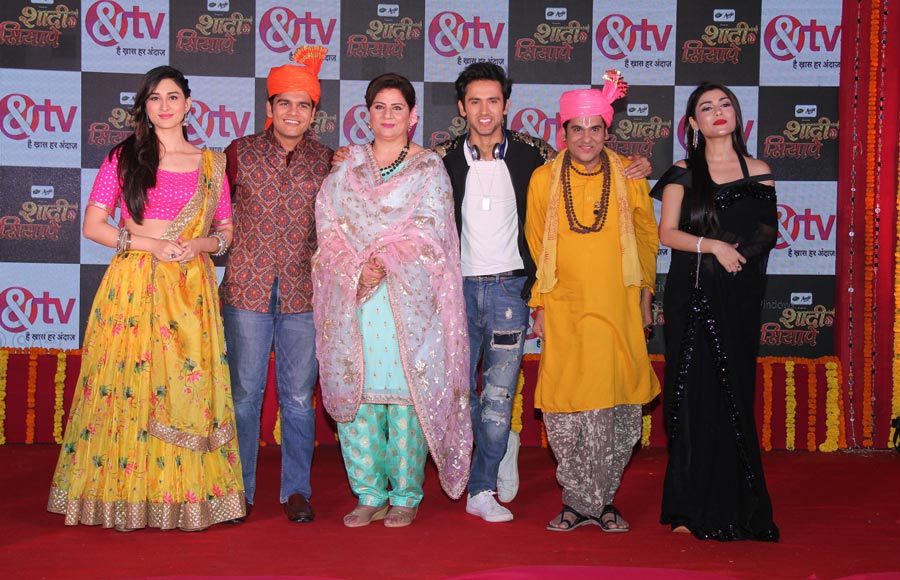 Press conference of  &TV’s Shaadi Ke Siyape