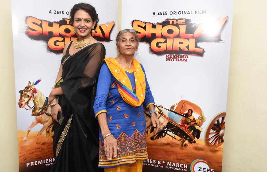 ZEE5 hosted a special screening for 'The Sholay Girl' Reshma Pathan