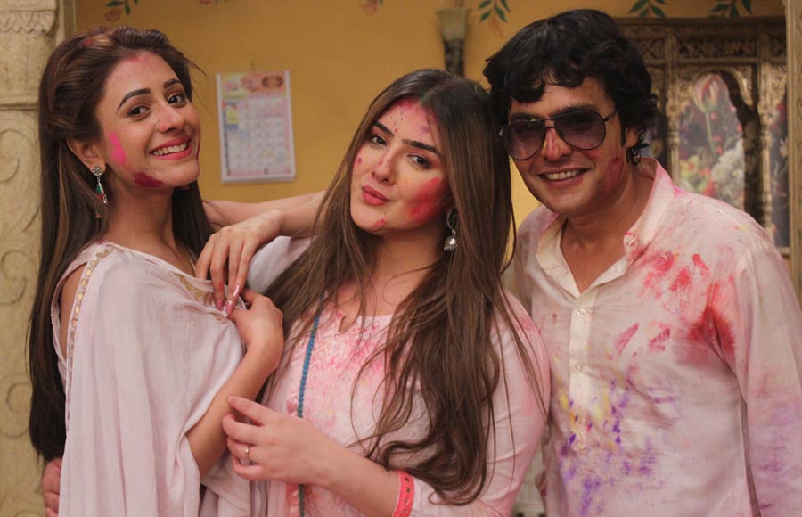 Holi celebrations in SAB TV's Jijaji Chhat Per Hain