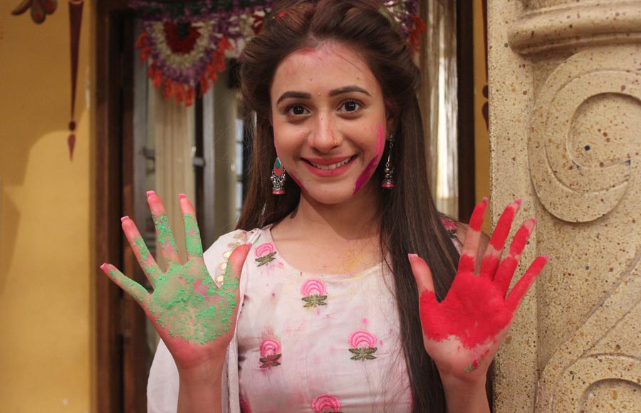 Holi celebrations in SAB TV's Jijaji Chhat Per Hain