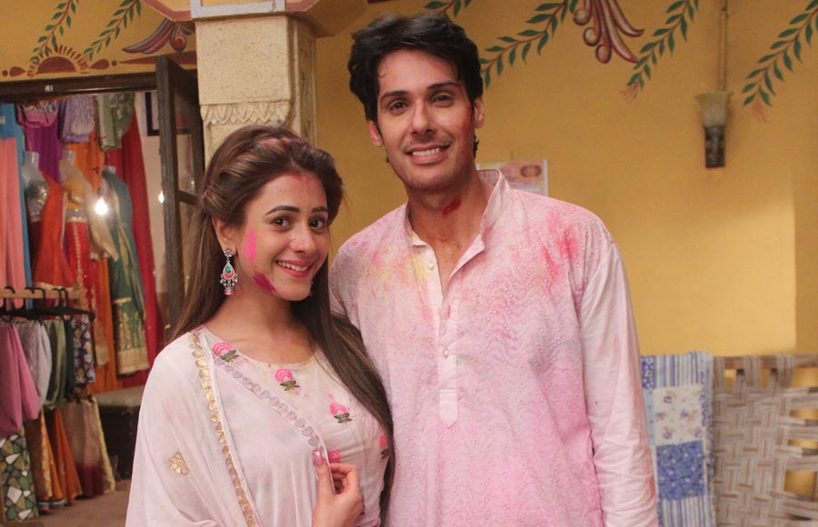 Holi celebrations in SAB TV's Jijaji Chhat Per Hain