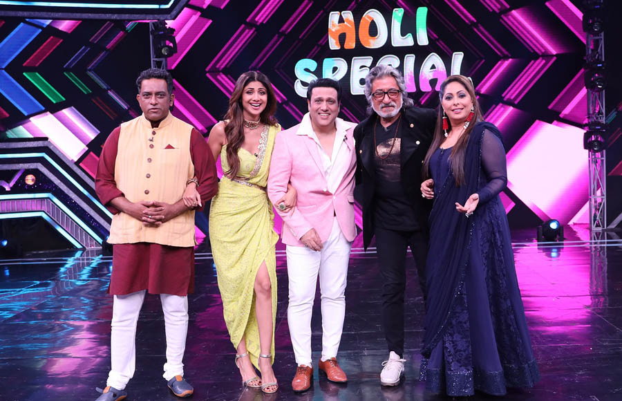 Govinda and Shakti Kapoor grace Super Dancer 3 for Holi Special 