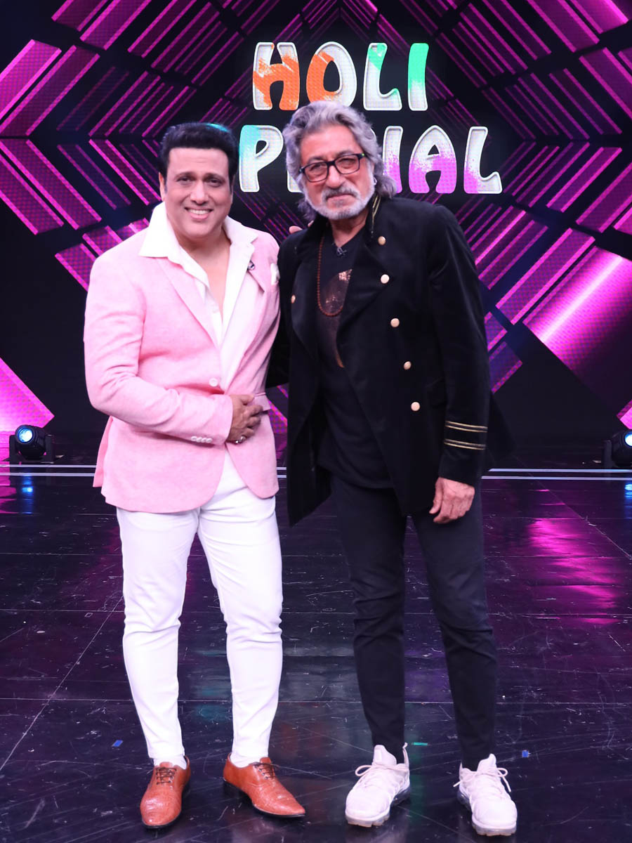 Govinda and Shakti Kapoor grace Super Dancer 3 for Holi Special 