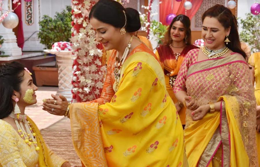 Ketki's Haldi ceremony in Rajan Shahi's Ye Risthe Hai Pyar Ke