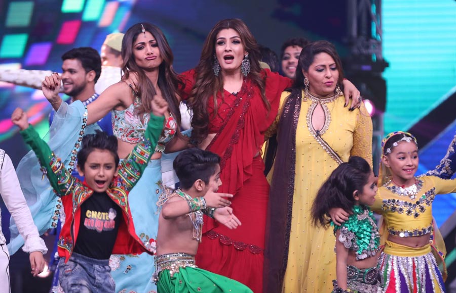 In Pics: Super Dancer Chapter 3 episode with Guest Judge Raveena Tandon