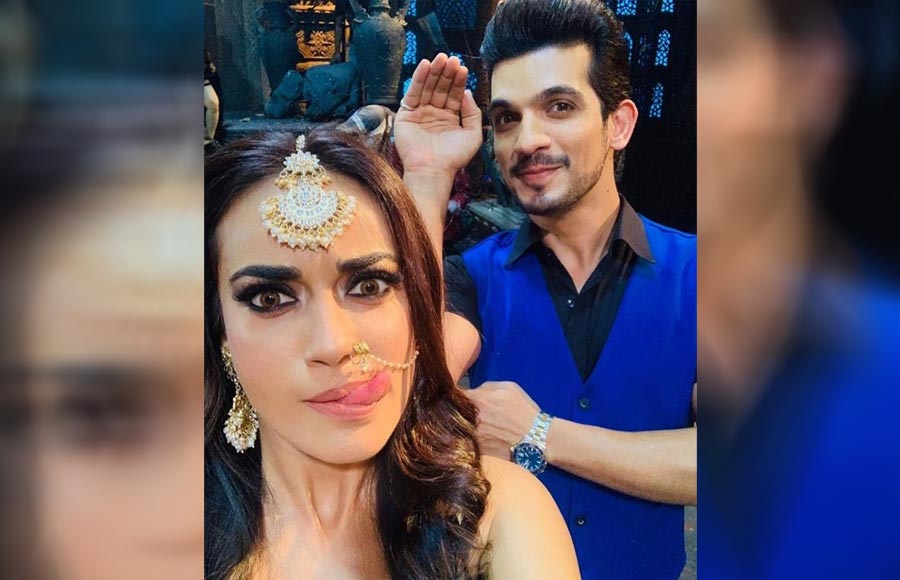 In pics: Mouni, Arjun, Adaa and Karanvir shoot for Naagin 3