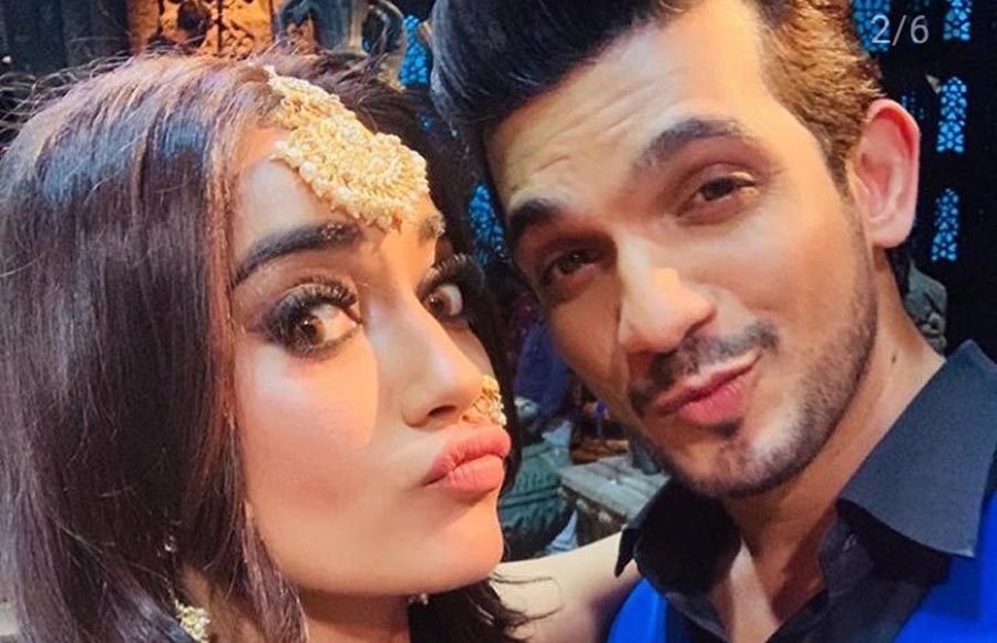 In pics: Mouni, Arjun, Adaa and Karanvir shoot for Naagin 3