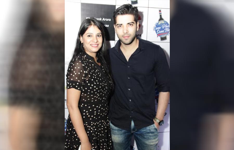 Television celebrities at  Khushank Arora and Ojaswi Aroraa's resto bar's launch party