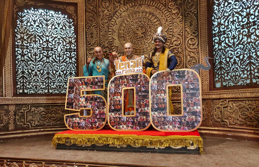 In pics: SAB TV's Tenali Rama cast celebrates on completing 500 episodes