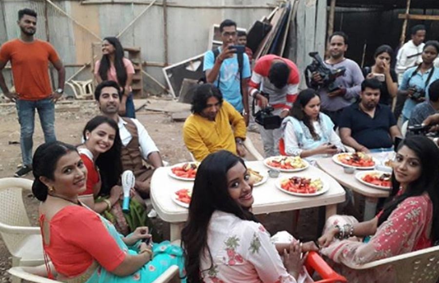 Iftar party on the sets of Ek Bhram Sarvagun Sampanna