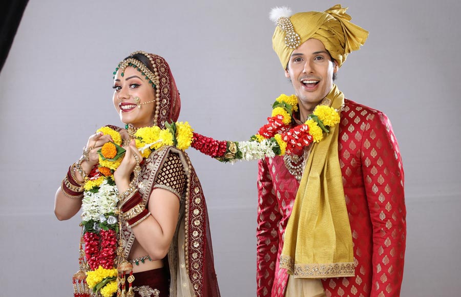 Wedding pics of  Pancham and Elaich  from  Sab Tv’s Jijaji Chhat Per Hain