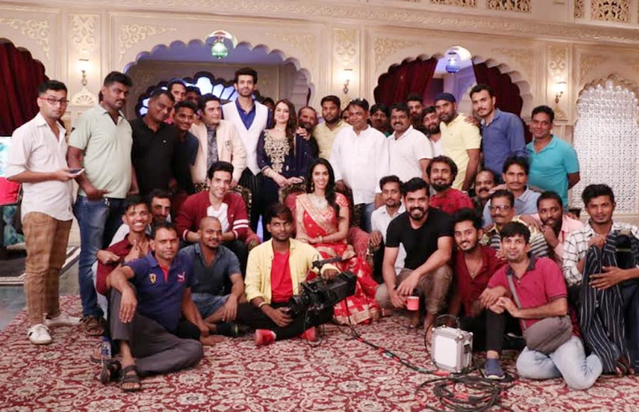 Team Boo Sabki Phategi shoots with Kavach cast 