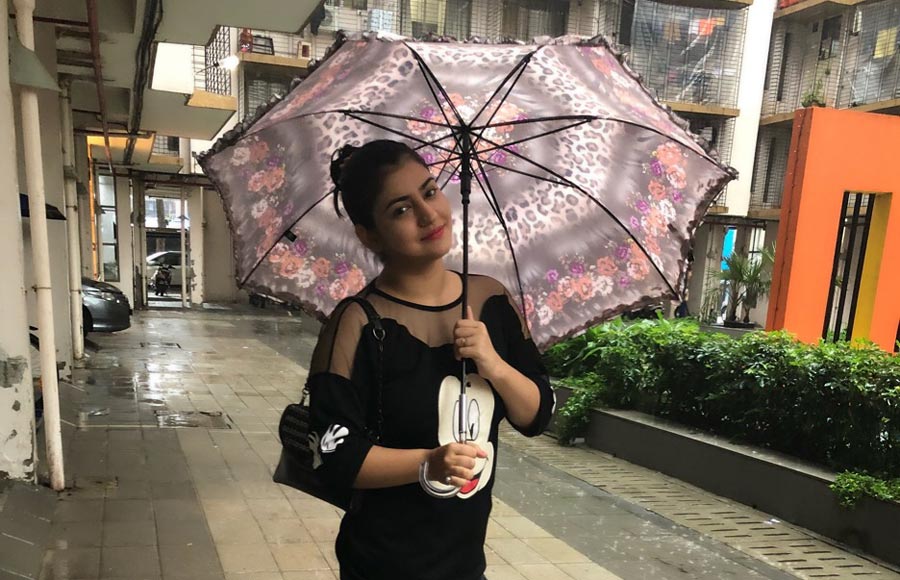 In Pics:  TV actresses enjoy monsoon  