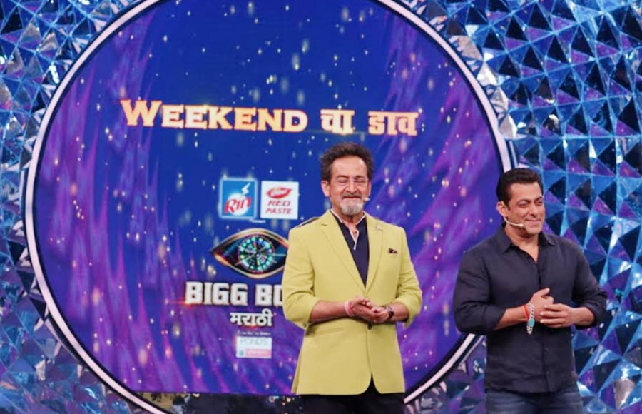 Salman Khan graces the sets of Bigg Boss Marathi - season 2