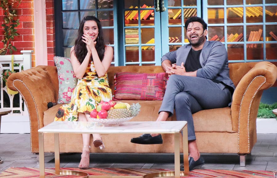 Prabhas and Shraddha Kapoor on The Kapil Sharma Show