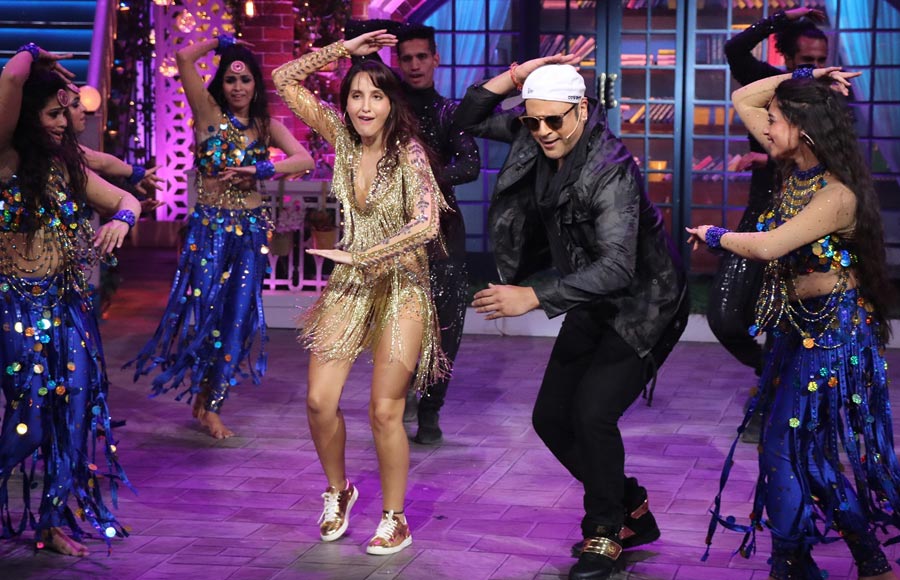 Vicky Kaushal and Noora Fatehi on The Kapil Sharma Show