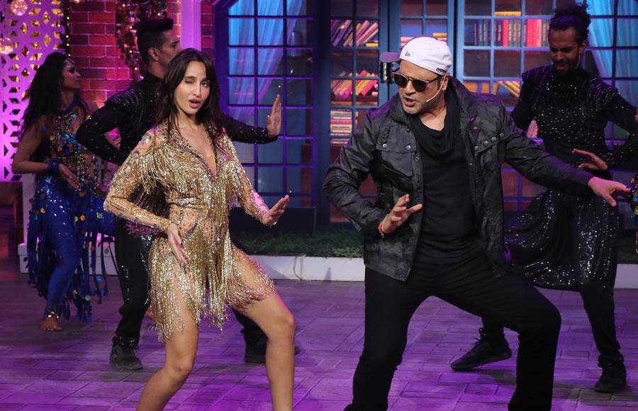 Vicky Kaushal and Noora Fatehi on The Kapil Sharma Show