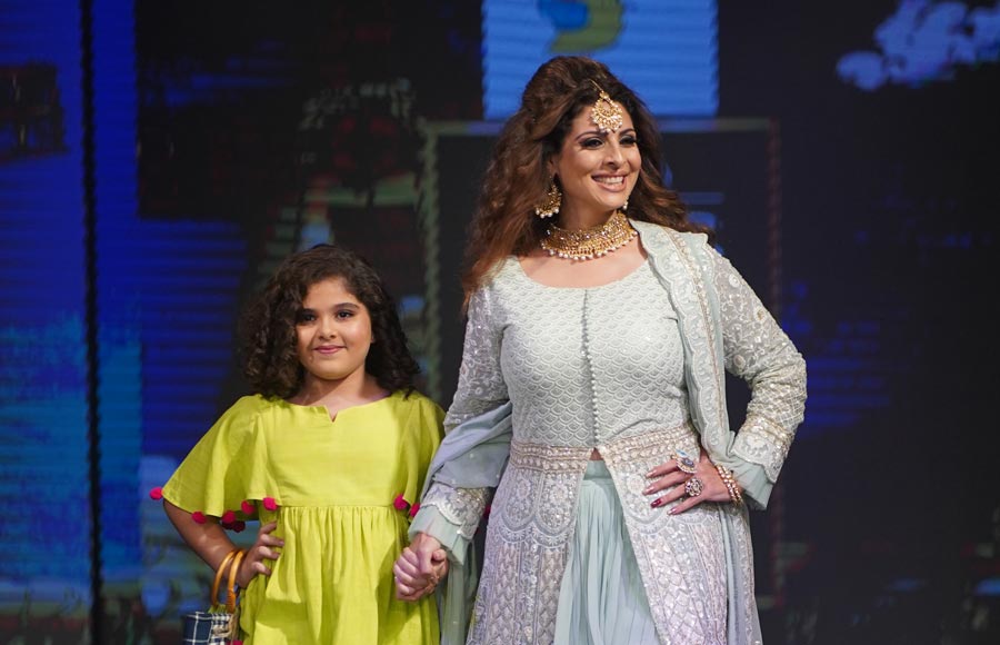 Celebs at the ramp of India Kids Fashion Week 2019