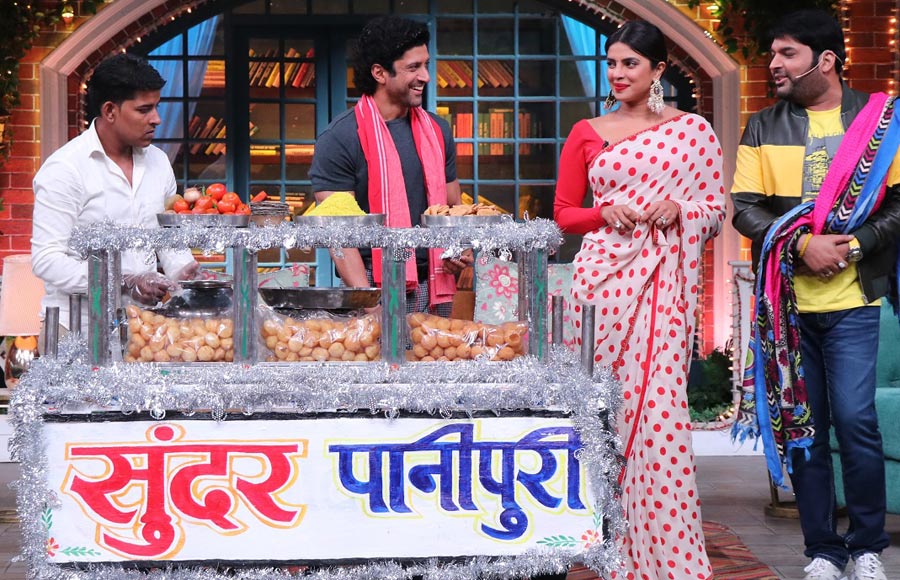 Priyanka Chopra and Farhan Akhtar on The Kapil Sharma Show