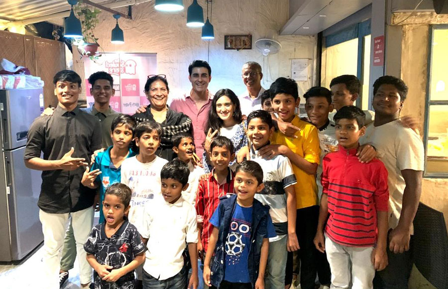 Gautam Rode celebrates Children's Day with underprivileged kids